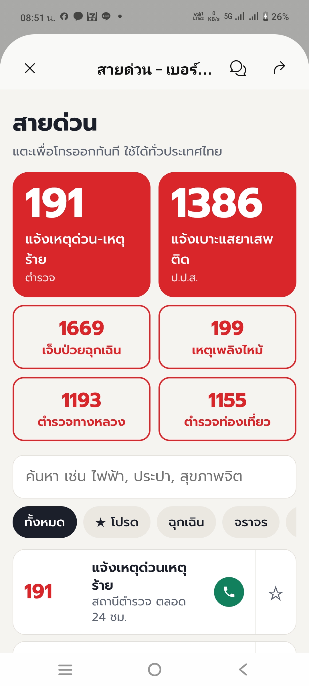 Thai Hotline สายด่วน screenshot 1